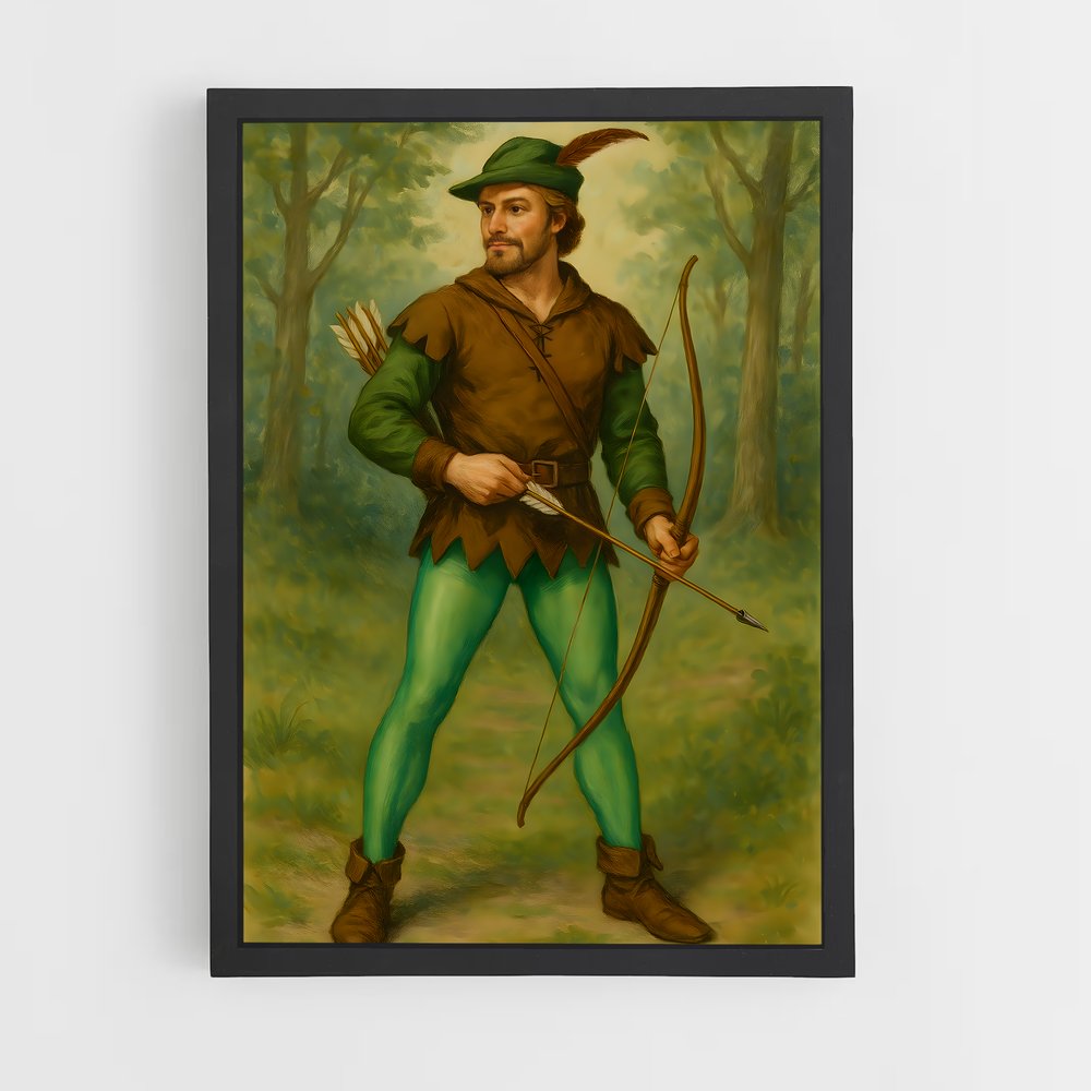 Poster Robin hood – affiche Tir à l’arc (vue 2)